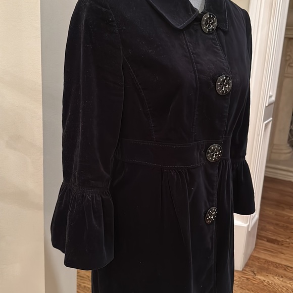 Chelsea & Violet Black Velvet Jacket SZ M - Picture 3 of 9